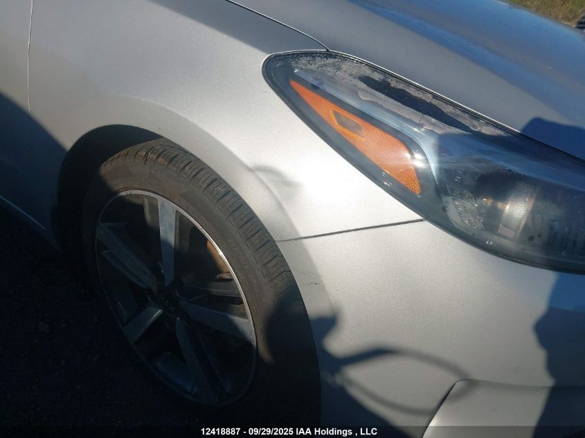 2017 Kia Forte Ex VIN: 3KPFL4A8XHE074378 Lot: 12418887