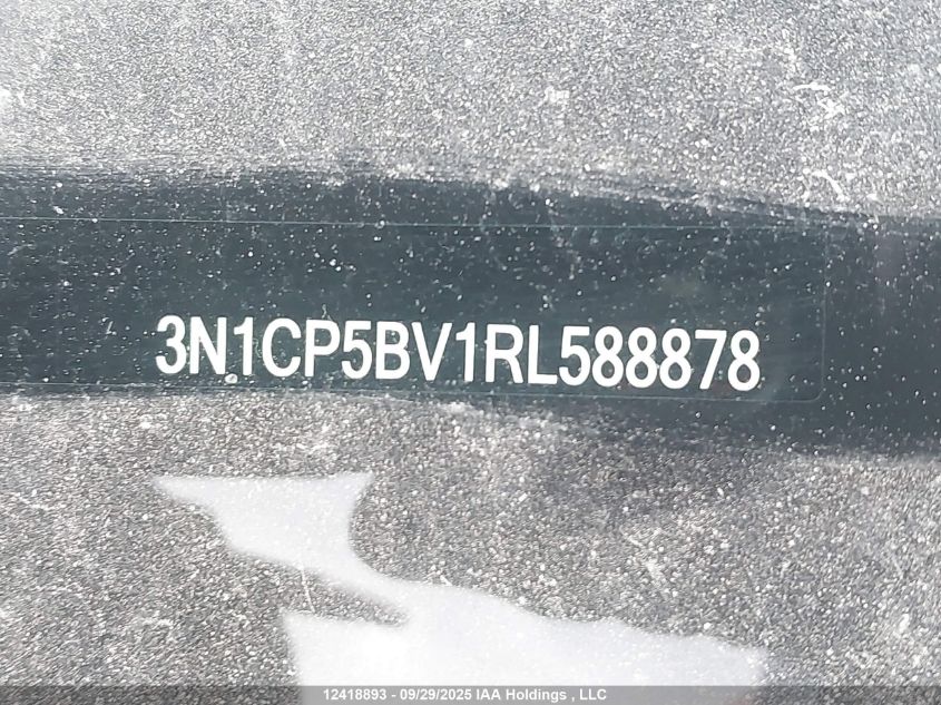 2024 Nissan Kicks S VIN: 3N1CP5BV1RL588878 Lot: 12418893