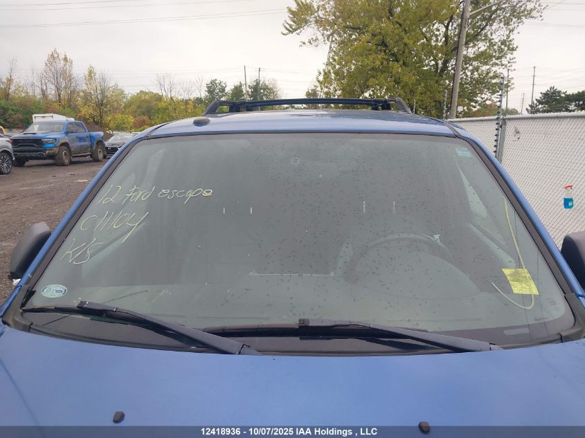 2012 Ford Escape Xlt VIN: 1FMCU0DG6CKC11104 Lot: 12418936