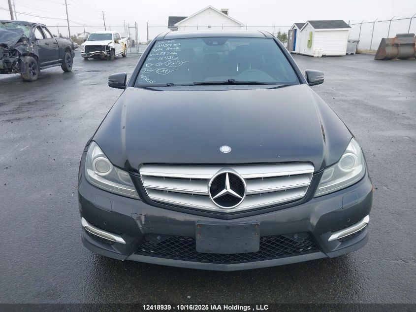 2012 Mercedes-Benz C 350 4Matic VIN: WDDGF8JB8CA658522 Lot: 12418939