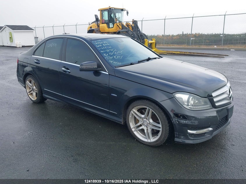 WDDGF8JB8CA658522 2012 Mercedes-Benz C 350 4Matic auction photo 1