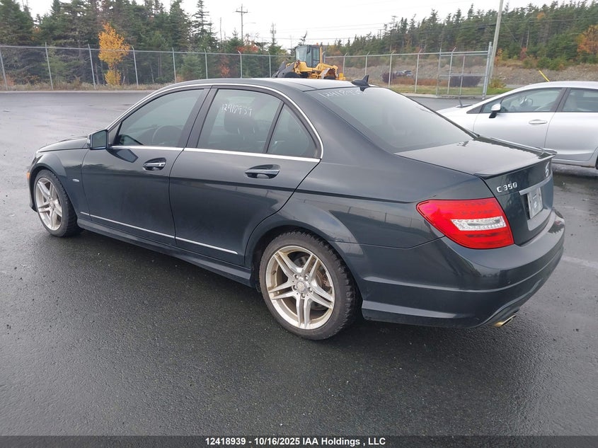 WDDGF8JB8CA658522 2012 MERCEDES-BENZ C-KLASSE photo no. 3
