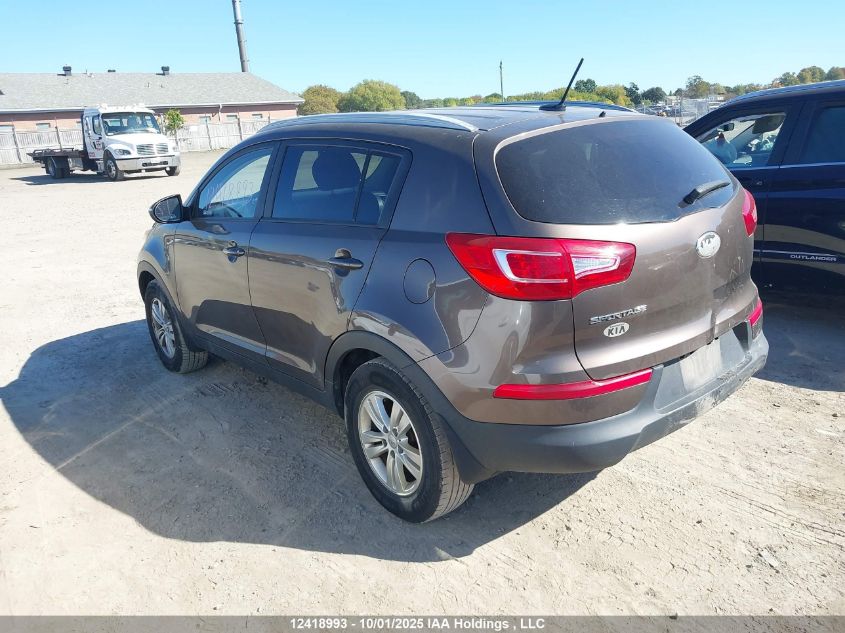 2013 Kia Sportage Lx VIN: KNDPB3A20D7370159 Lot: 12418993