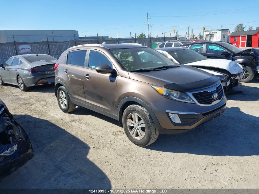 2013 Kia Sportage Lx VIN: KNDPB3A20D7370159 Lot: 12418993