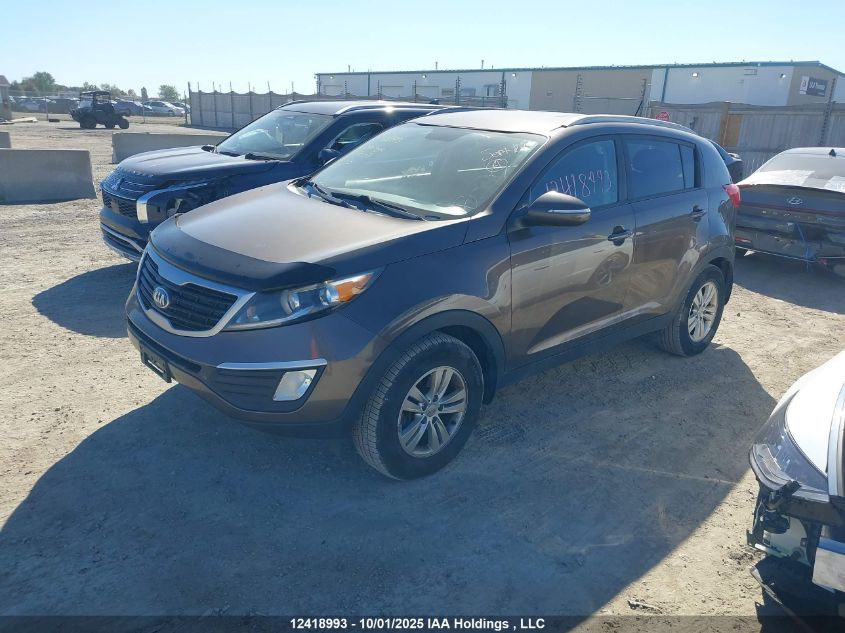 2013 Kia Sportage Lx VIN: KNDPB3A20D7370159 Lot: 12418993