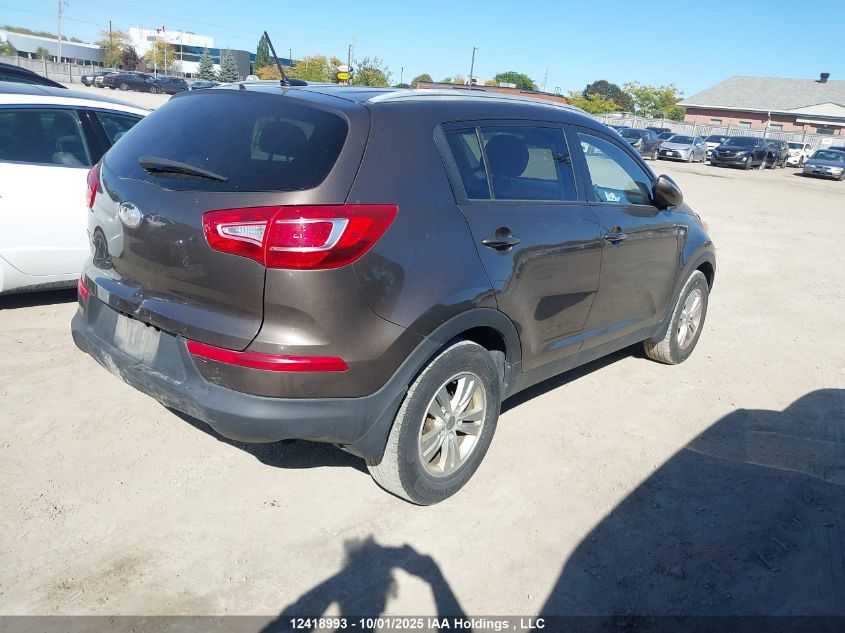 2013 Kia Sportage Lx VIN: KNDPB3A20D7370159 Lot: 12418993