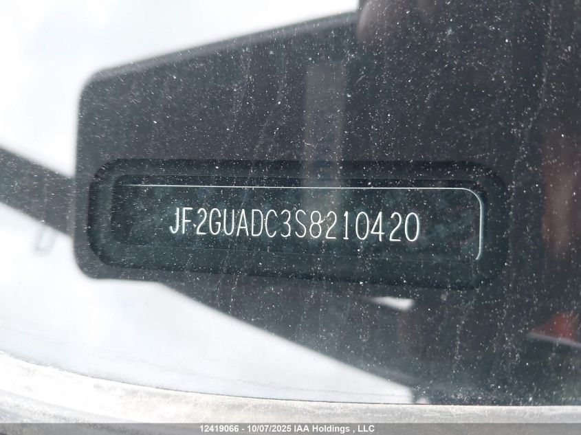 2025 Subaru Crosstrek Premium VIN: JF2GUADC3S8210420 Lot: 12419066