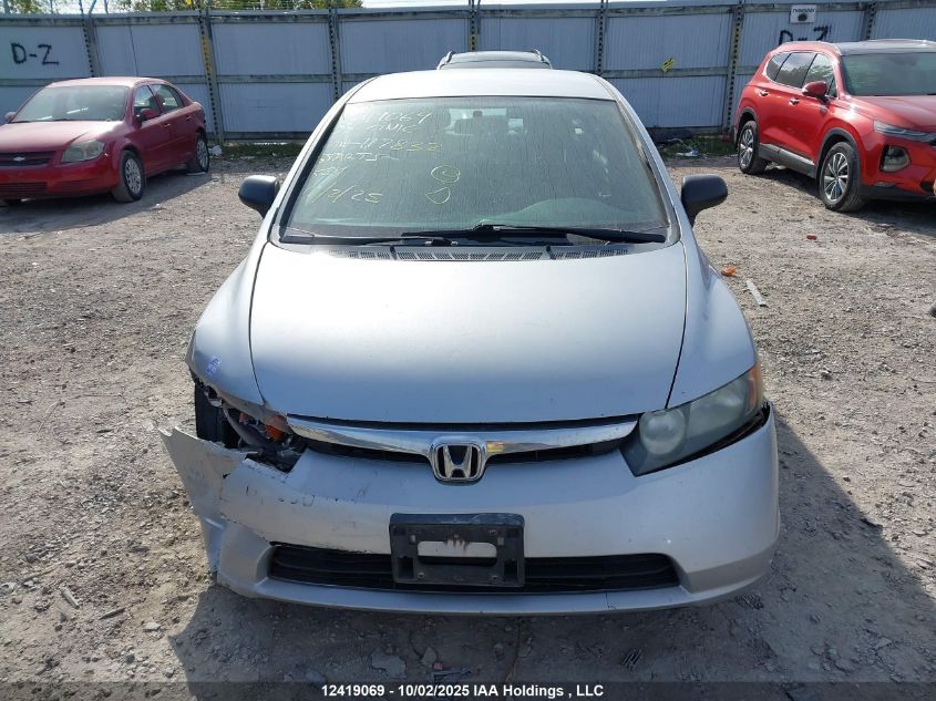 2008 Honda Civic Dx-G VIN: 2HGFA16438H117832 Lot: 12419069