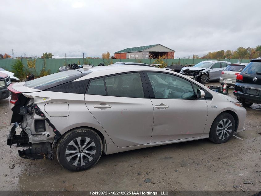 2020 Toyota Prius Prime Upgrade VIN: JTDKARFP6L3126994 Lot: 12419072