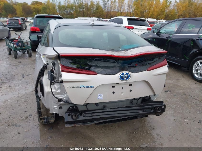 2020 Toyota Prius Prime Upgrade VIN: JTDKARFP6L3126994 Lot: 12419072