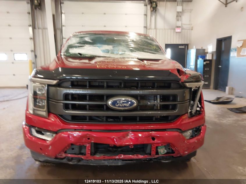 2022 Ford F150 Supercrew VIN: 1FTFW1E8XNFB56984 Lot: 12419103