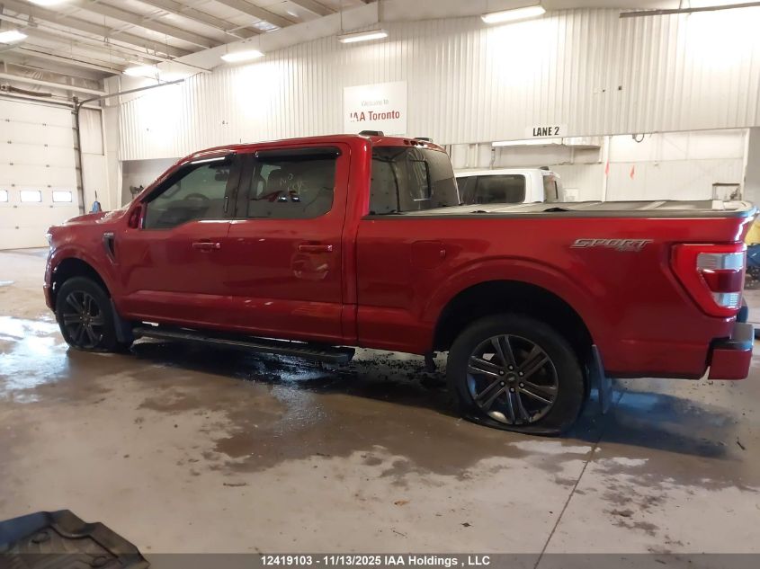 2022 Ford F150 Supercrew VIN: 1FTFW1E8XNFB56984 Lot: 12419103