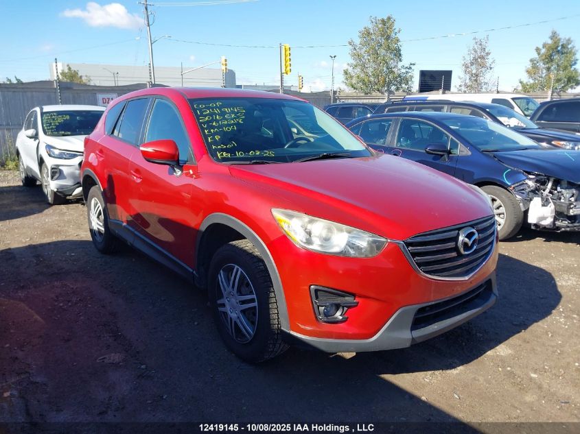 2016 Mazda Cx-5 Gs VIN: JM3KE4CY0G0612218 Lot: 12419145