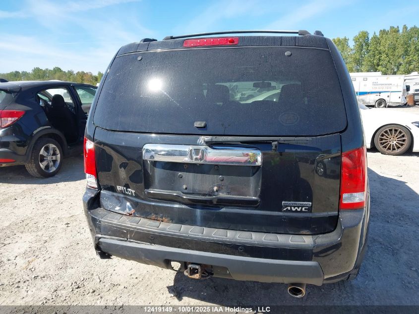 2009 Honda Pilot Touring VIN: 5FNYF48969B500836 Lot: 12419149