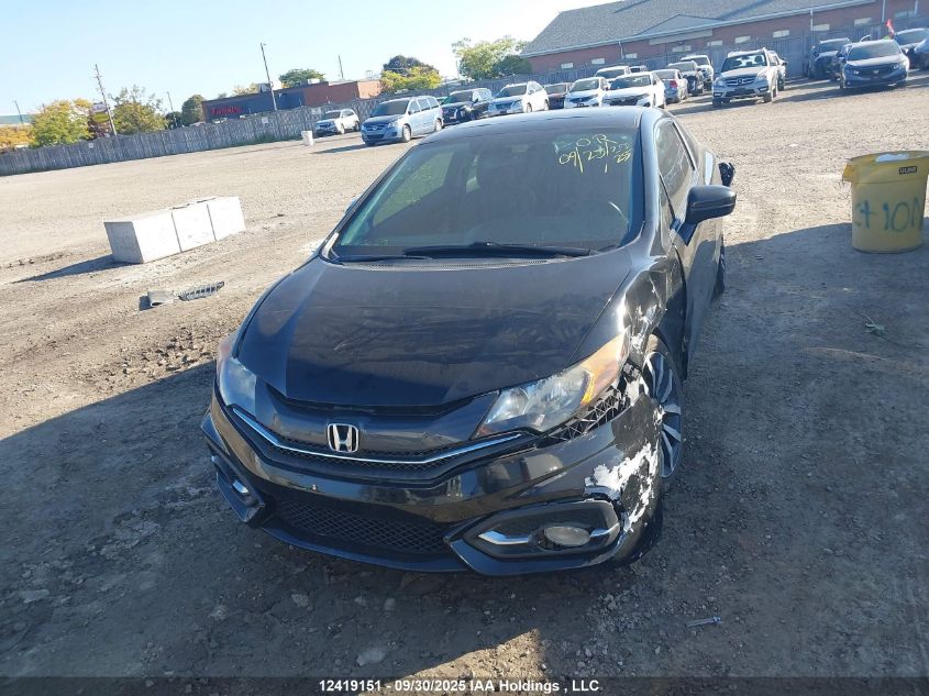 2015 Honda Civic Ex-L Navi VIN: 2HGFG3B97FH004149 Lot: 12419151