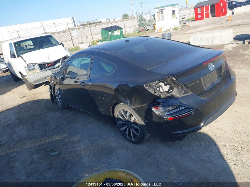 2015 Honda Civic Ex-L Navi VIN: 2HGFG3B97FH004149 Lot: 12419151