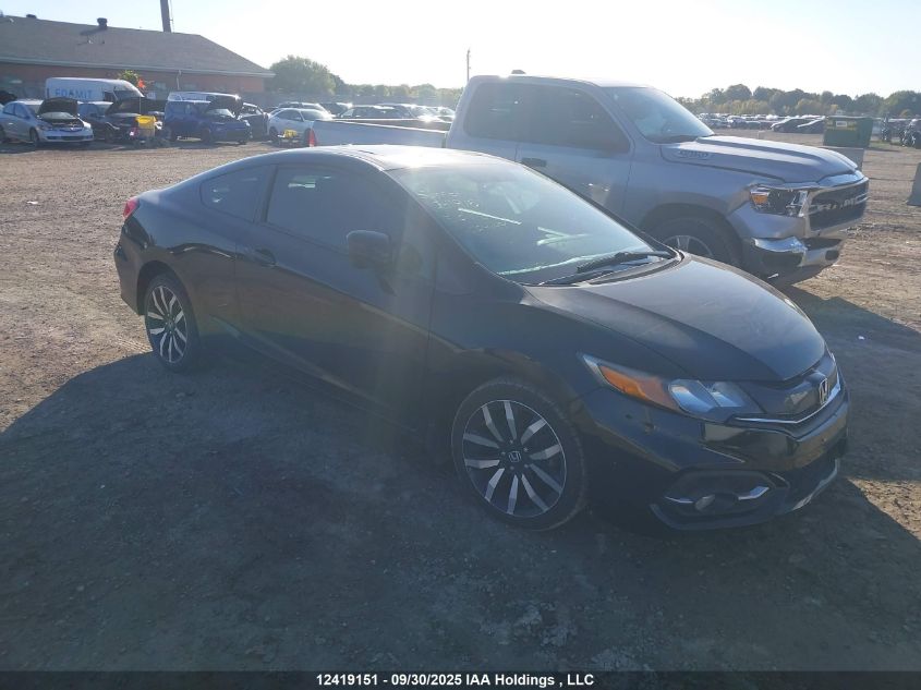 2015 Honda Civic Ex-L Navi VIN: 2HGFG3B97FH004149 Lot: 12419151