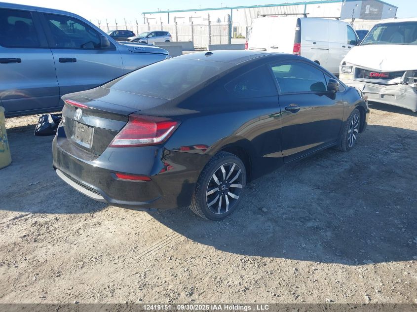 2015 Honda Civic Ex-L Navi VIN: 2HGFG3B97FH004149 Lot: 12419151