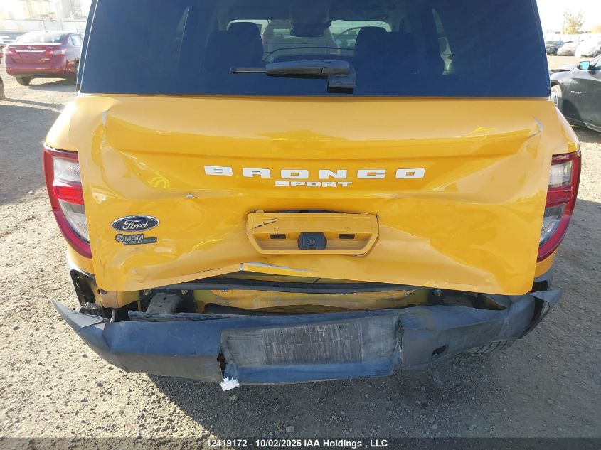 2022 Ford Bronco Sport Big Bend VIN: 3FMCR9B66NRD86676 Lot: 12419172