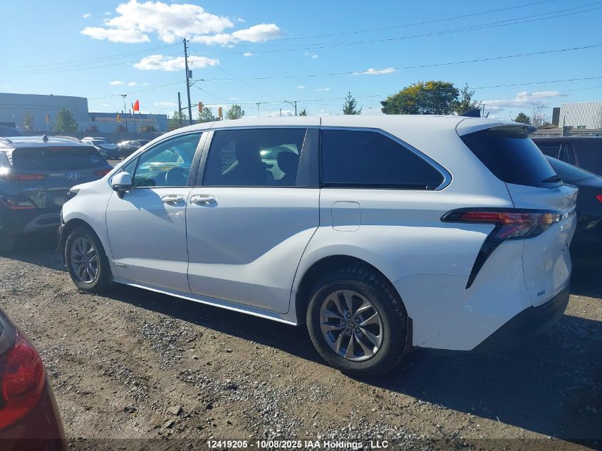 2021 Toyota Sienna Le 8-Passenger VIN: 5TDGSKFC4MS039604 Lot: 12419205