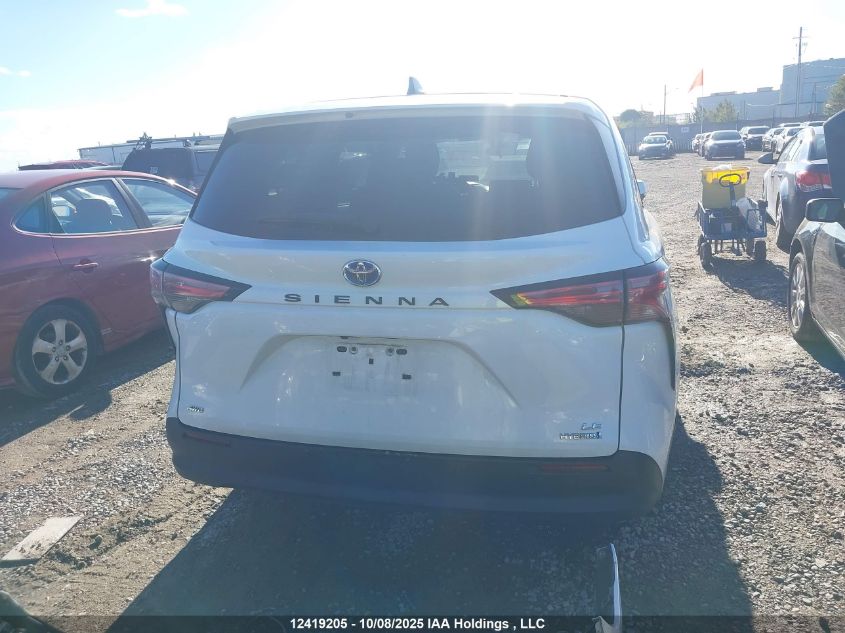 2021 Toyota Sienna Le 8-Passenger VIN: 5TDGSKFC4MS039604 Lot: 12419205