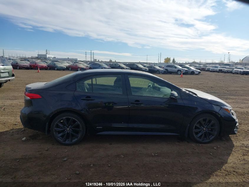 2023 Toyota Corolla Hybrid Se VIN: JTDBDMHE6PJ001341 Lot: 12419246