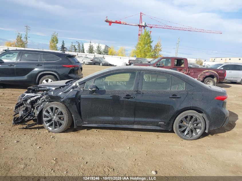 2023 Toyota Corolla Hybrid Se VIN: JTDBDMHE6PJ001341 Lot: 12419246