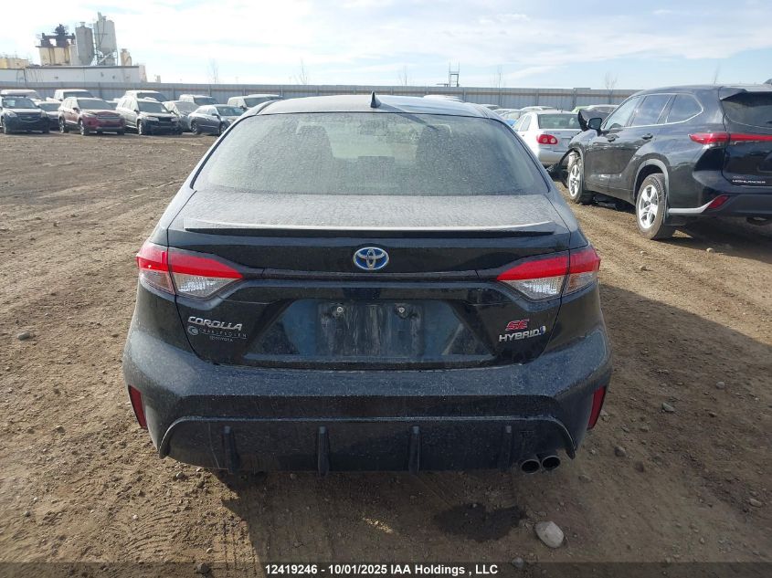 2023 Toyota Corolla Hybrid Se VIN: JTDBDMHE6PJ001341 Lot: 12419246