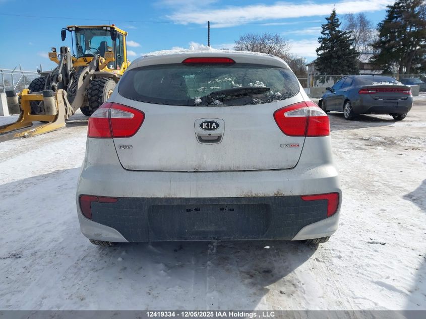 2016 Kia Rio VIN: KNADN5A34G6749140 Lot: 12419334