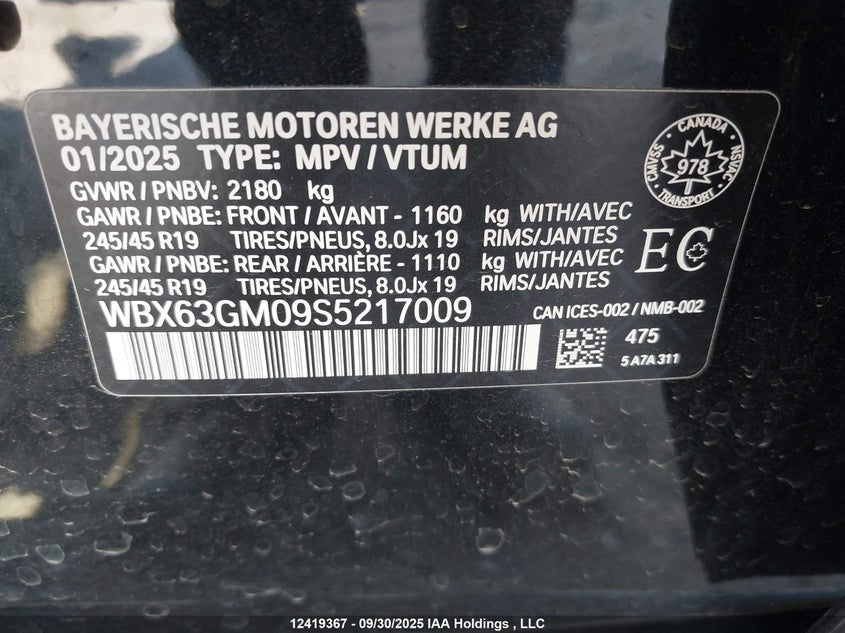 WBX63GM09S5217009 | 2025 BMW X2 xDrive28I