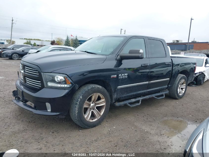 2016 Ram 1500 Sport VIN: 1C6RR7MT1GS129140 Lot: 12419383