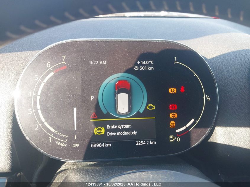 2023 Mini Countryman Cooper S VIN: WMZ83BR09P3P88813 Lot: 12419391