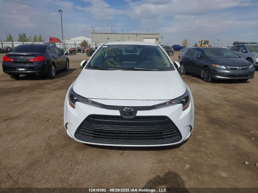 2025 Toyota Corolla Le VIN: 5YFB4MDE9SP316080 Lot: 12419392