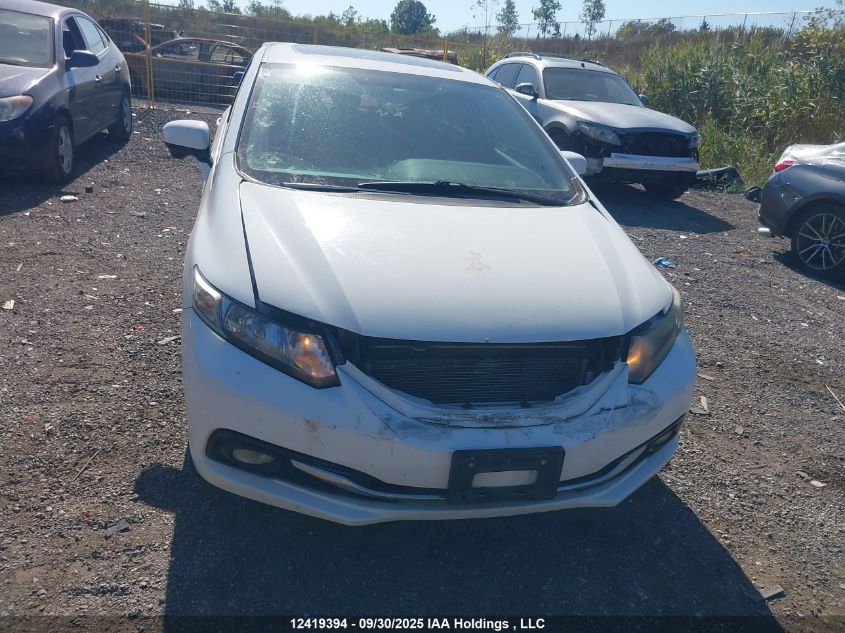 2015 Honda Civic Touring VIN: 2HGFB2F76FH005388 Lot: 12419394