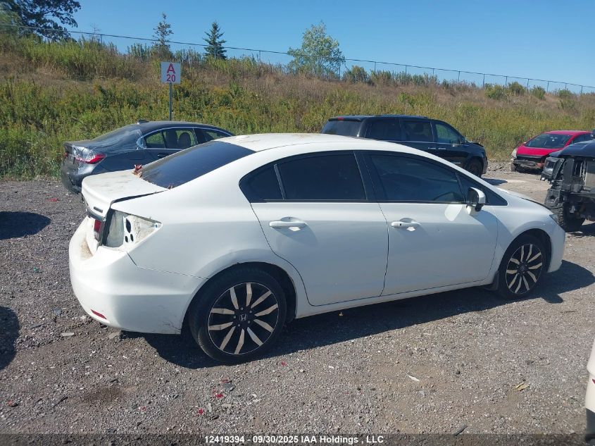 2015 Honda Civic Touring VIN: 2HGFB2F76FH005388 Lot: 12419394