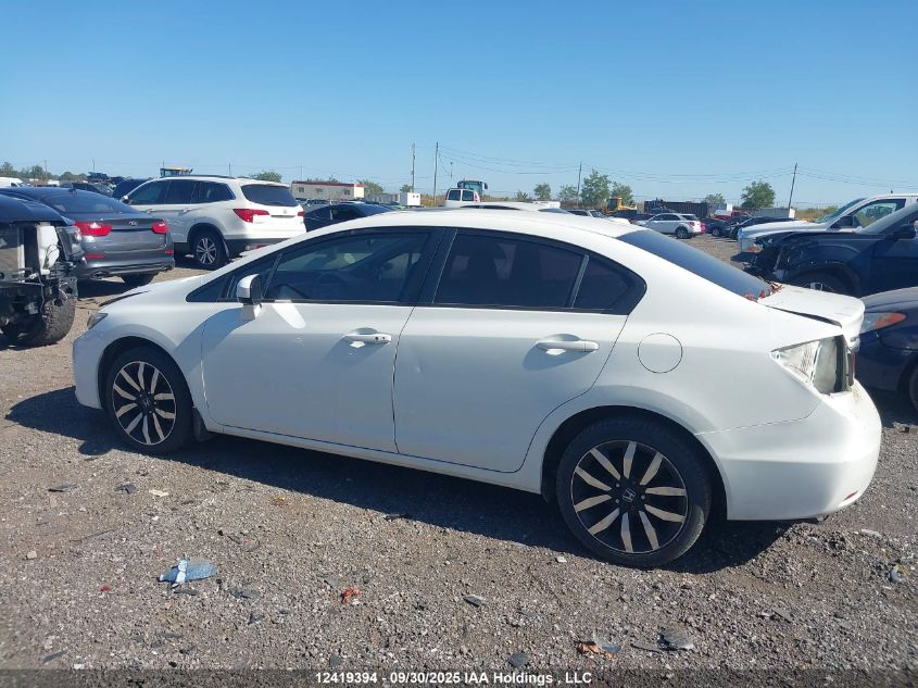 2015 Honda Civic Touring VIN: 2HGFB2F76FH005388 Lot: 12419394