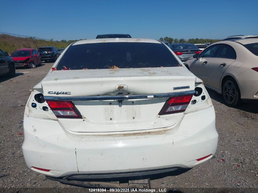 2015 Honda Civic Touring VIN: 2HGFB2F76FH005388 Lot: 12419394