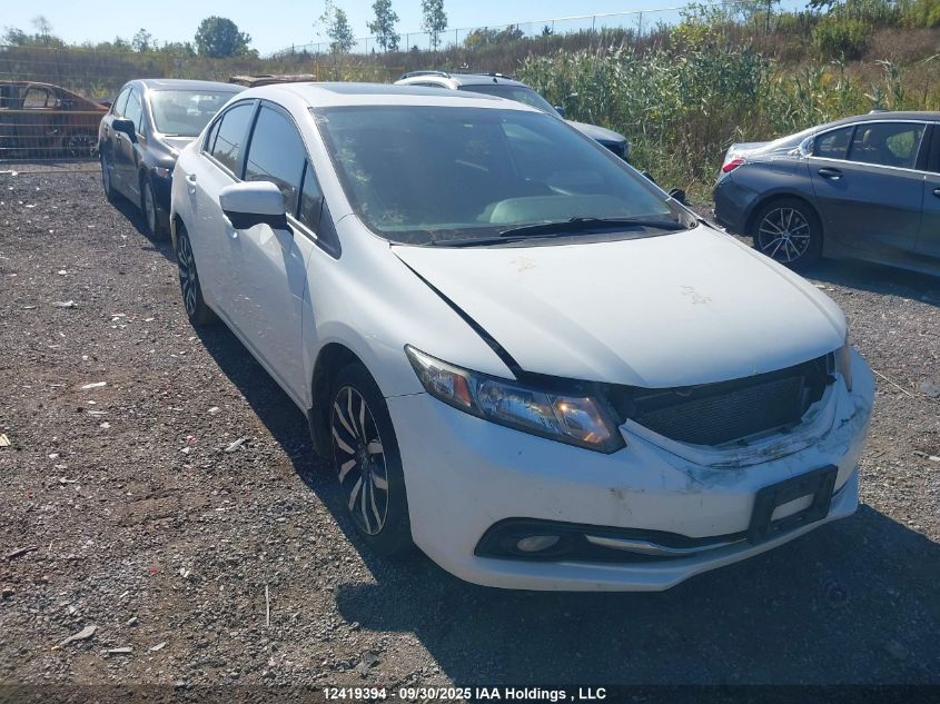 2015 Honda Civic Touring VIN: 2HGFB2F76FH005388 Lot: 12419394