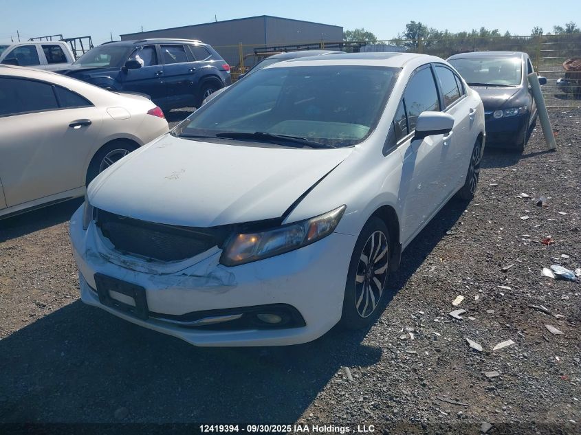 2015 Honda Civic Touring VIN: 2HGFB2F76FH005388 Lot: 12419394