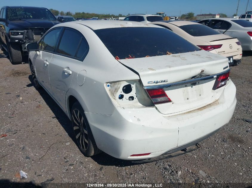 2015 Honda Civic Touring VIN: 2HGFB2F76FH005388 Lot: 12419394