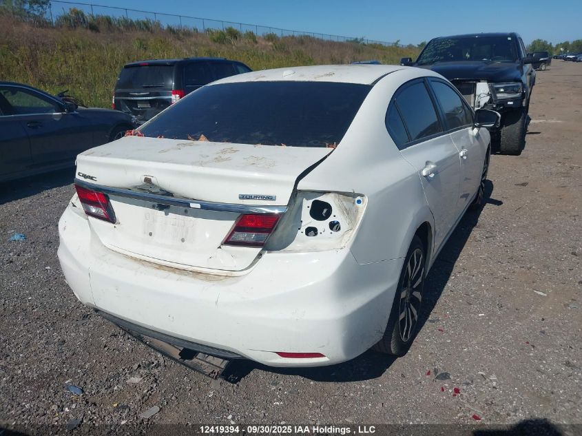 2015 Honda Civic Touring VIN: 2HGFB2F76FH005388 Lot: 12419394