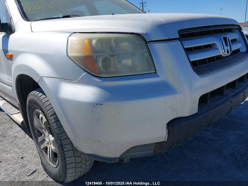 2006 Honda Pilot Lx VIN: 5FNYF18126B006445 Lot: 12419400