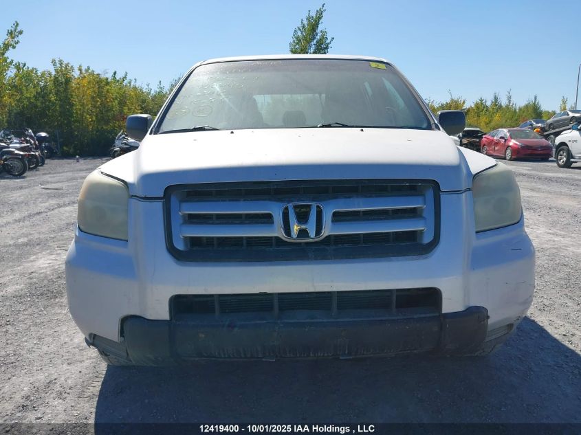 2006 Honda Pilot Lx VIN: 5FNYF18126B006445 Lot: 12419400