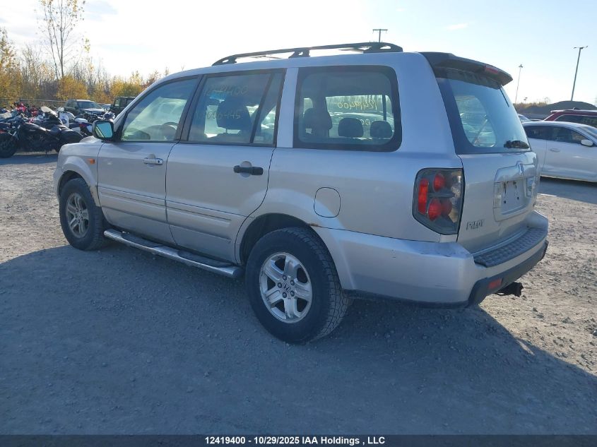 2006 Honda Pilot Lx VIN: 5FNYF18126B006445 Lot: 12419400