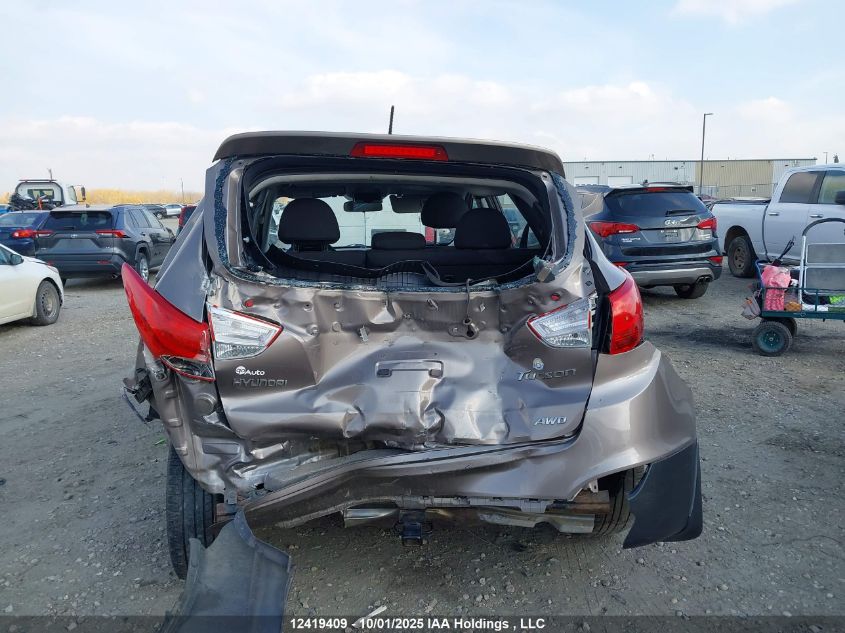 2013 Hyundai Tucson Gl VIN: KM8JTCAC3DU702619 Lot: 12419409