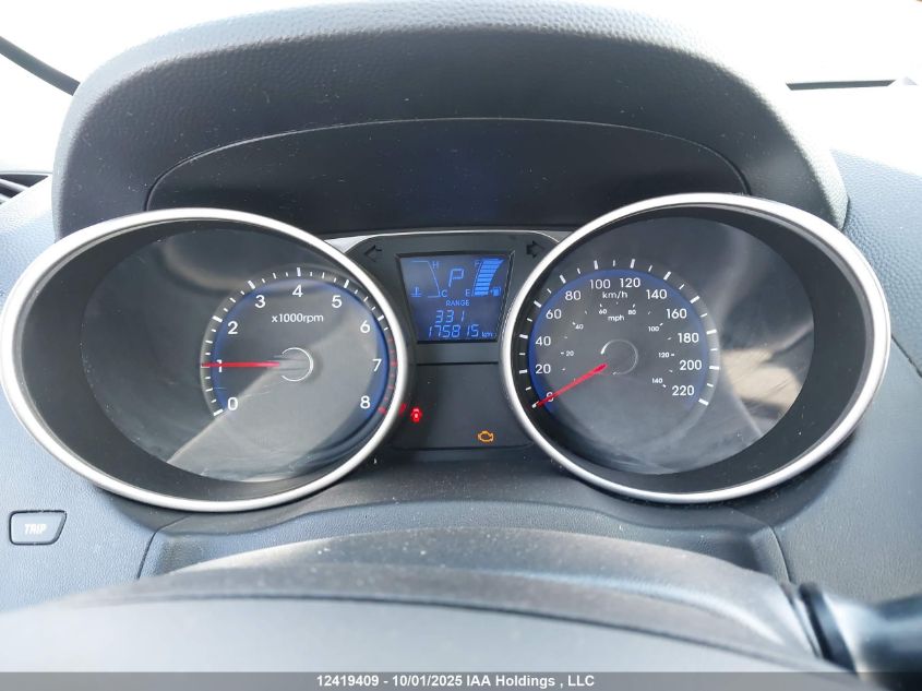 2013 Hyundai Tucson Gl VIN: KM8JTCAC3DU702619 Lot: 12419409