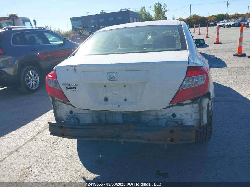 2012 Honda Civic VIN: 2HGFB2F4XCH039268 Lot: 12419556