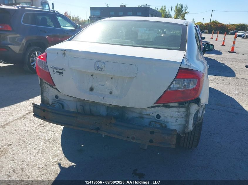 2012 Honda Civic VIN: 2HGFB2F4XCH039268 Lot: 12419556