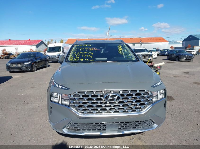 2022 Hyundai Santa Fe Sel VIN: 5NMS3DAJXNH424890 Lot: 12419584