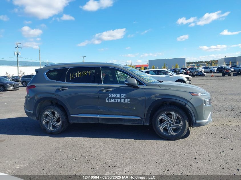 2022 Hyundai Santa Fe Sel VIN: 5NMS3DAJXNH424890 Lot: 12419584